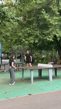 Active afternoon at Moscow park playground and recreation area