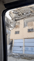Witnesses document widespread building damage in al-Qarara, Palestinian Territory