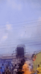 Early morning gathering with smoke observed in Lagos