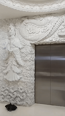 Exploring an ornate sculptural interior in northern Thailand