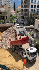 Construction work continues at Boreti Montenegro site Saturday morning
