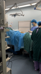 Surgery in progress at Yuzhong District medical facility