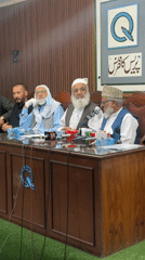 Press conference at Quetta Press Club with religious and community figures