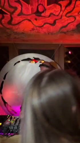 DJ performs, cloudy skies observed in Krasnaya Polyana