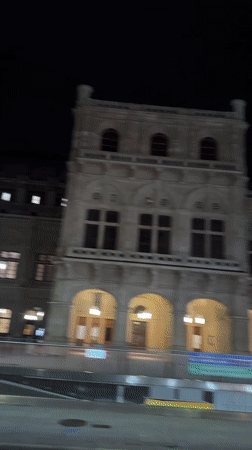 Friday night on Vienna's Kärntner Straße