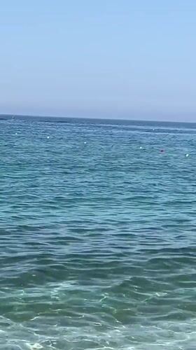 Peaceful morning scene captured at Alanya Mediterranean beach