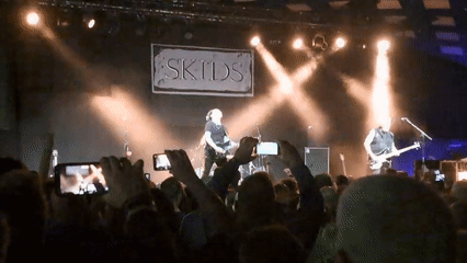 Skids perform live concert in Glasgow