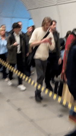 London Underground station scenes documented by multiple witnesses