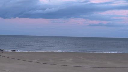 Twilight scenes captured at Gorleston-on-Sea beach and streets