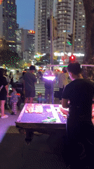 Routine evening street life documented across Tianhe District, Guangzhou