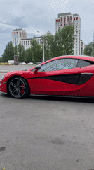 Morning scenes across Astana feature children, luxury car, nature