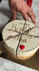 Birthday cake cutting observed in Kryvyi Rih, Ukraine