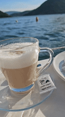 Tourist moments captured in historic Perast, Montenegro waterfront town