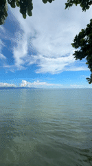 Morning beach scenes documented on Koh Phangan, Thailand