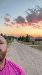 Man films rural content with insect spray in Noviy