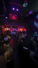 Crowded nightclub scene captured in Rijeka, Croatia