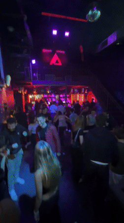 Crowded nightclub scene captured in Rijeka, Croatia