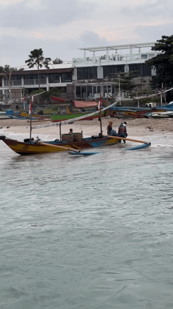 Evening Beach Life Documented in Kuta, Indonesia
