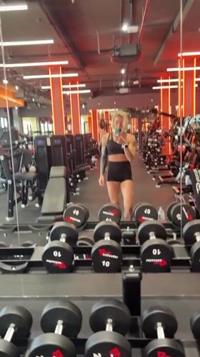 Morning workout session at Superfit gym in Chalong, Phuket