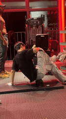 Person performs back exercises in Chongqing gym