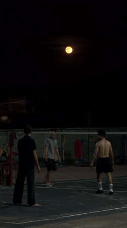 Evening sports activities observed at Chang Phueak community courts