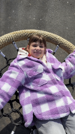 Woman enjoys morning outing in Russian park areas