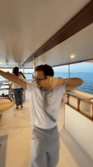 Dancing captured on boat and at party in Larnaca