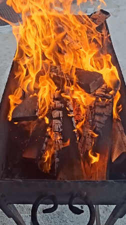Outdoor barbecue session documented across 30-minute timespan May 28
