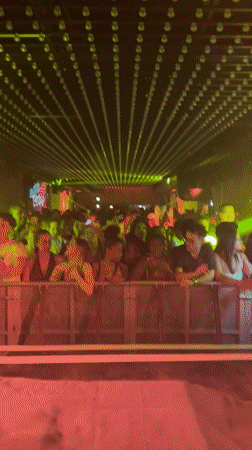 Concert draws large crowd to indoor Paris venue