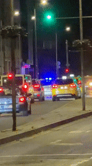 Evening traffic stop and bus wait in Burgas
