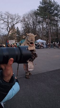 Traditional Kukeri festival celebrates in Yambol with masks and bells