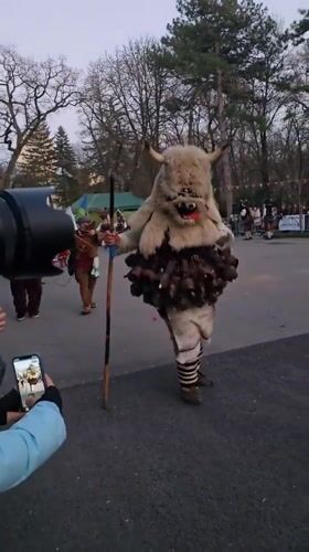 Traditional Kukeri festival celebrates in Yambol with masks and bells