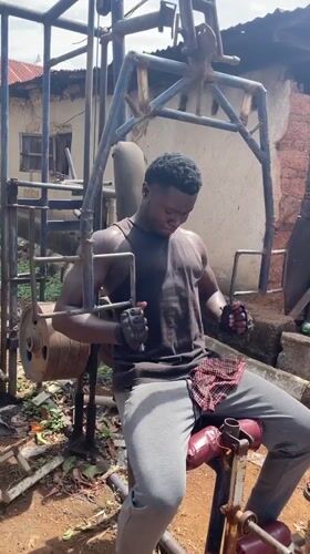 Outdoor fitness session captured in Akwanga, Nigeria