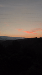 Dawn landscape captured on video in Bờ Y, Vietnam
