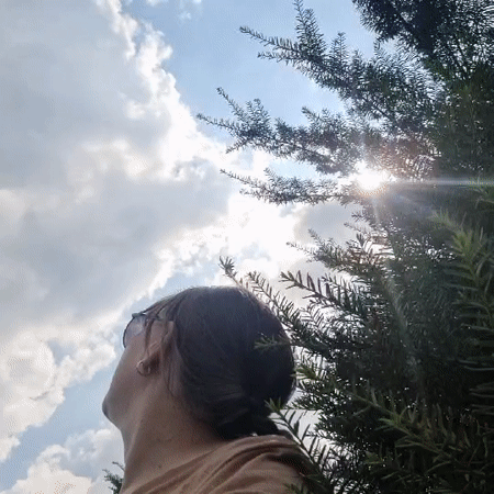 Woman documents morning walk through rural South Korean village