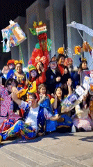 Peruvian Clown Day celebration draws costumed crowds in Arequipa