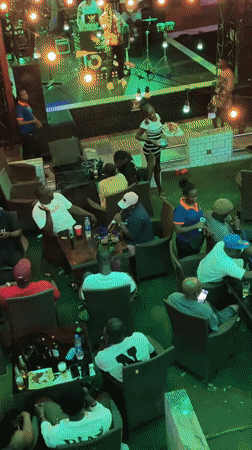 Evening dining and live music at Obosi restaurant venue