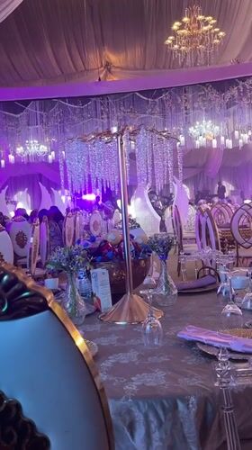 Nanbam and Jeremiah's wedding reception in Bukuru, Nigeria