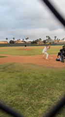 Baseball game in progress in Coronado, California