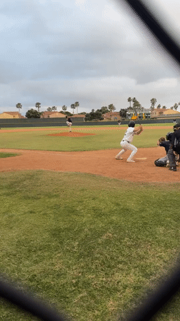 Baseball game in progress in Coronado, California