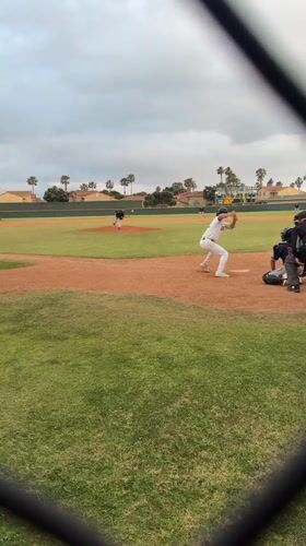 Baseball game in progress in Coronado, California