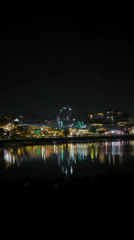 Nighttime scenes in Pokhara feature lit Ferris wheel, street dancing