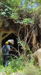Explorer documents early morning cave and waterfall trek in Vietnam