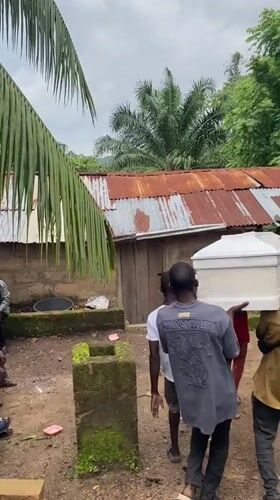Funeral burial ceremony documented in rural Nigeria communities