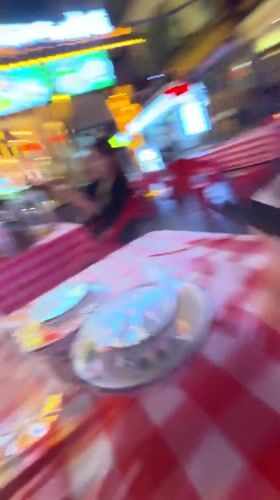 Man enjoys noodle lunch with local beer in Zhangjiajie