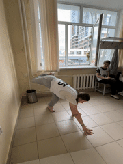 Athletes train at indoor sports facility in Perm
