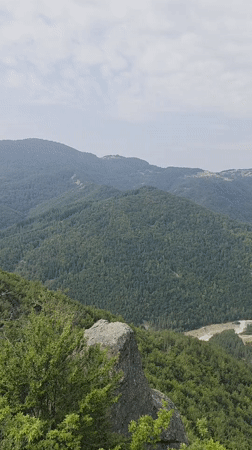 Summit views and a selfie at Sini Vrah, Bulgaria
