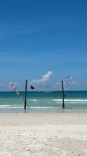 Morning beach activities documented at Ko Phangan, Thailand