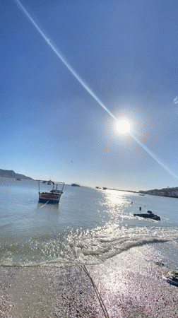Evening waterfront scenes captured in Juan Griego, Venezuela