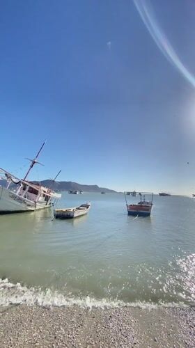Evening waterfront scenes captured in Juan Griego, Venezuela